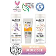 Ecowell Organik Bebek Bakım Seti ( 3 Ürün)