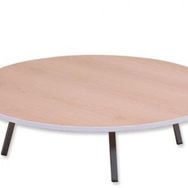Ecowood Katlanır Ayaklı Yuvarlak 60 cm Yer Sofrası