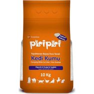 Eczacıbaşı 10 kg Pisi Pisi Sabun Kokulu Topaklanan Beyaz İnce Taneli Bentonit Kedi Kumu