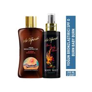 Eda Taşpınar Beyaz Ten Bronzlaştırıcı SPF 20&200 mlx2 Çeşit SPF 0 Yoğun Bronzlaştırıcı Yağ