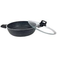 Eda ZK-023 Zetra 26 cm Gri Granit Basık Tencere