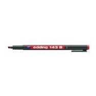 Edding 143B Kırmızı Asetat Kalemi
