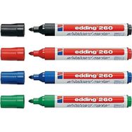 Edding 260 4'lü Set Beyaz Tahta Kalemi
