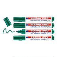 Edding 260 Yeşil 4'lü Set Yuvarlak Uç 1,5-3 mm Beyaz Yazı Tahtası Kalemi