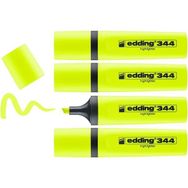 Edding 344 Sarı 4'lü Fosforlu Kalem