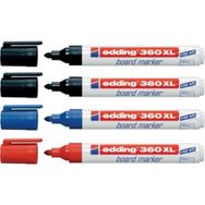 Edding 360 Beyaz 2 Siyah 1 Kırmızı 1 Mavi 4'lü Tahta Kalemi