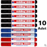Edding 360Xl 4'lü Kırmızı Beyaz Tahta Kalemi