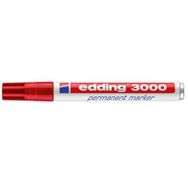 Edding E-3000 Kırmızı Permanent Markör Kalem
