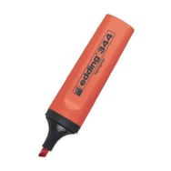 Edding E-344 Kırmızı Nar Çiçeği 2-5 mm Kesik Uçlu Fosforlu Kalem
