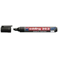 Edding E-363 Siyah Kesik Uç Beyaz Tahta Kalemi