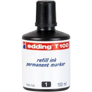 Edding E-T100 Permanent 100 ml Siyah Mürekkepli Markör Kalemi