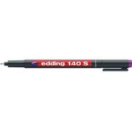 Edding Permanent S Seri Yuvarlak Uç 0.3 mm Mor 140S Asetat Kalem