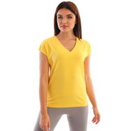 EDELLE Regular Slim Fit Sarı Kadın T-shirt