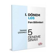 Editör LGS I. Dönem Fen Bilimleri Çözümlü 5 Deneme Sınavı