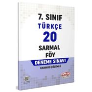 Editör Yayınevi - 7. Sınıf Türkçe 20 Sarmal Föy Deneme Sınavı