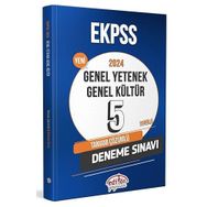 Editör Yayınları 2024 EKPSS Tamamı Çözümlü 5 Deneme Sınavı