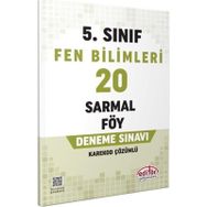Editör Yayınları 5. Sınıf Fen Bilimleri 20 Sarmal Föy Deneme Sınavı