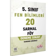 Editör Yayınları 5. Sınıf Fen Bilimleri 20 Sarmal Föy Deneme Sınavı