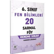 Editör Yayınları - 6. Sınıf Fen Bilimleri 20 Sarmal Föy Deneme Sınavı