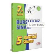 Editör Yayınları - 7. Sınıf Bursluluk Sınavı Çözümlü 5 Deneme Sınavı