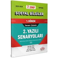 Editör Yayınları 7. Sınıf Sosyal Bilgiler 1. Dönem Ortak Sınavı 2. Yazılı Senaryoları Tamamı Çözümlü