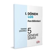 Editör Yayınları - 8. Sınıf LGS Fen Bilimleri 1. Dönem 5 Deneme