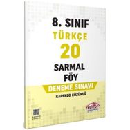 Editör Yayınları - LGS 8. Sınıf Türkçe 20 Sarmal Föy Deneme Sınavı