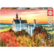 Educa 1500 Parça Neuschwanstein Kalesinde Sonbahar Puzzle