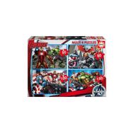 Educa 16331 Multi 4 Avengers Karton Çocuk Puzzle