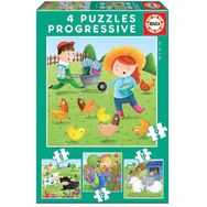 Educa 17145 Farm Animals Puzzle