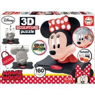Educa 17930 3 Boyutlu Color Sculpture Minnie Puzzle