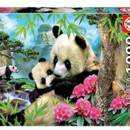 Educa 17995 1000 Parça Pandaların Sabahı Puzzle