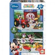 Educa 2X20 Mickey Mouse Club House Çocuk Puzzle