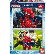 Educa 2x48 Parça Örümcek Adam Spider-Man Puzzle