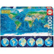 Educa Antique World Map 1000 Parça Puzzle