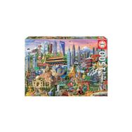 Educa Asia Landmarks 1500 Parça Puzzle