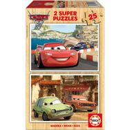 Educa Cars 2x25 Parça Ahşap Çocuk Puzzle