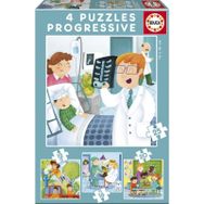 Educa Meslekler 12+16+20+25 Parça Puzzle