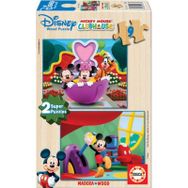 Educa Mickey Mouse Club House Çocuk 2X9 Parça Puzzle