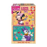 Educa Minnie Happy Helpers 2x16 Parça Ahşap Puzzle