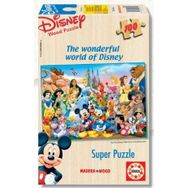 Educa World of Disney 100 Parça Ahşap Puzzle