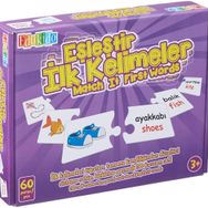 Edukido İlk Kelimeler EDU-1015 Mukavva Puzzle