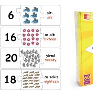 Edukido Rakamlar EDU-1006 Mukavva Puzzle