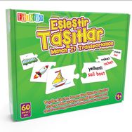Edukido Taşıtlar EDU-1010 Mukavva Puzzle