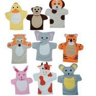 Edutoys 10 Parça Hayvan Figürlü Kuklalar