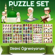 Edutoys 10'lu Set Dinimi Öğreniyorum Puzzle
