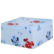Edutoys 25 cm Mavi Kare Puf