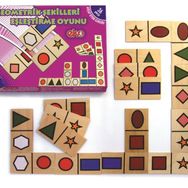 Edutoys 27x19x5 cm Ahşap Geometrik Şekilleri Eşleştirme