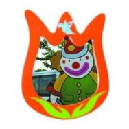 Edutoys 50x45 cm Lale Figürlü Lavabo Aynası