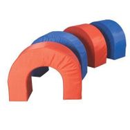 Edutoys 60x40x30 cm Kırmızı Mavi U Sünger
